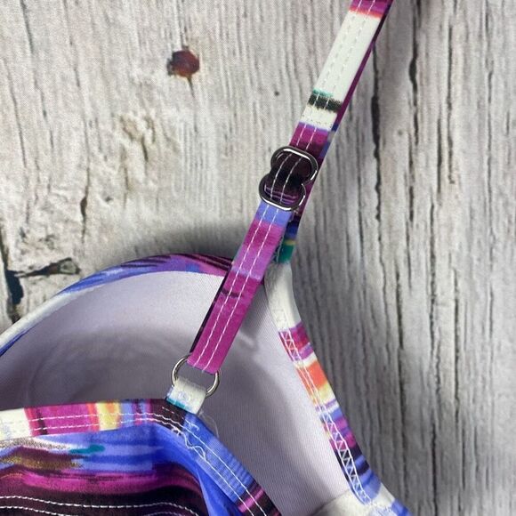 Spanx by Sara Blakey Ruched Tankini Top Size M  B - Picture 7 of 10